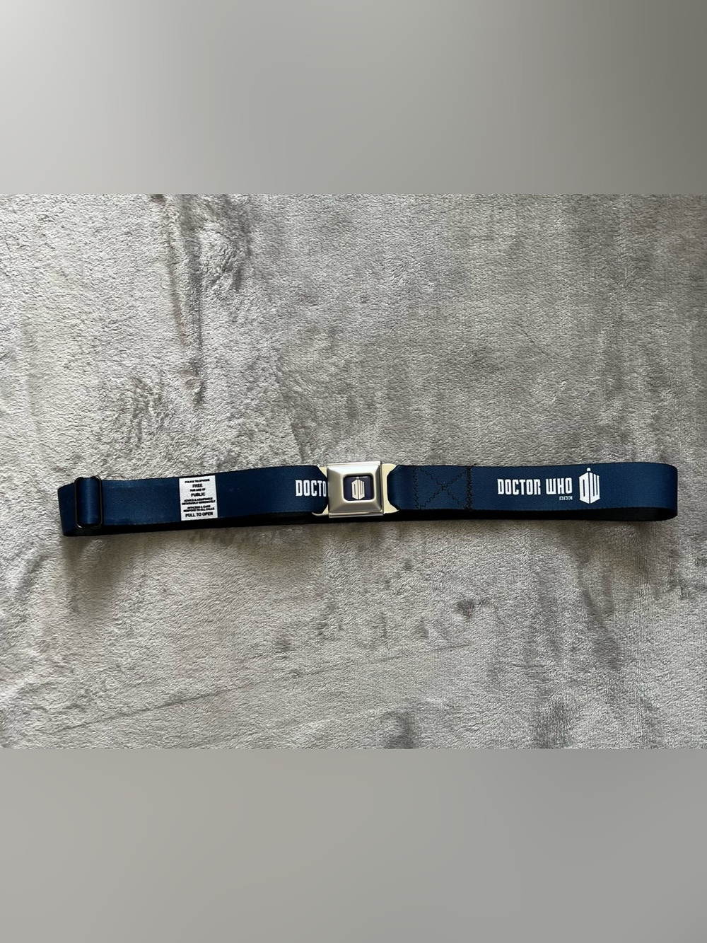 Retro Doctor Who TARDIS Buckle-Down Seatbelt Belt BBC 2014